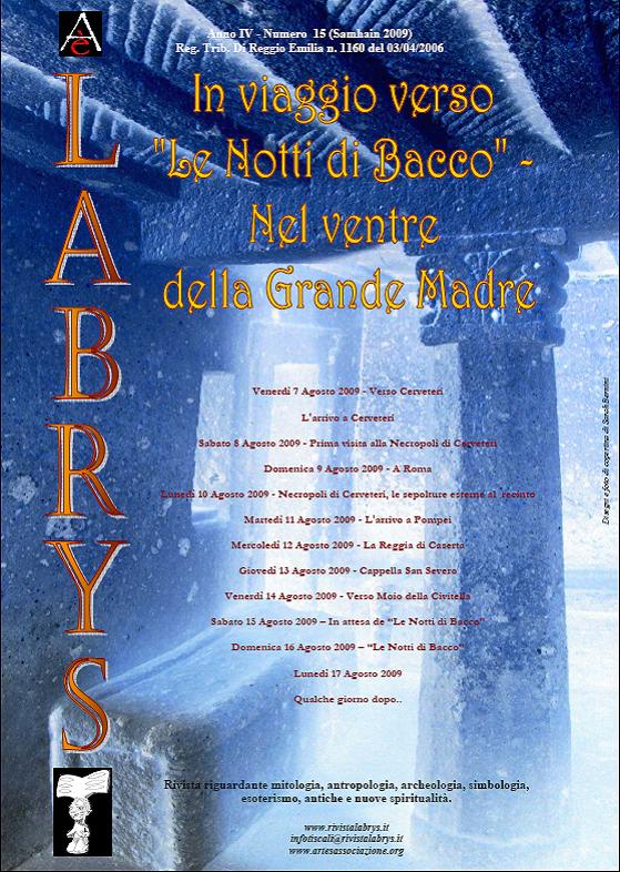 Copertina rivista Labrys 15