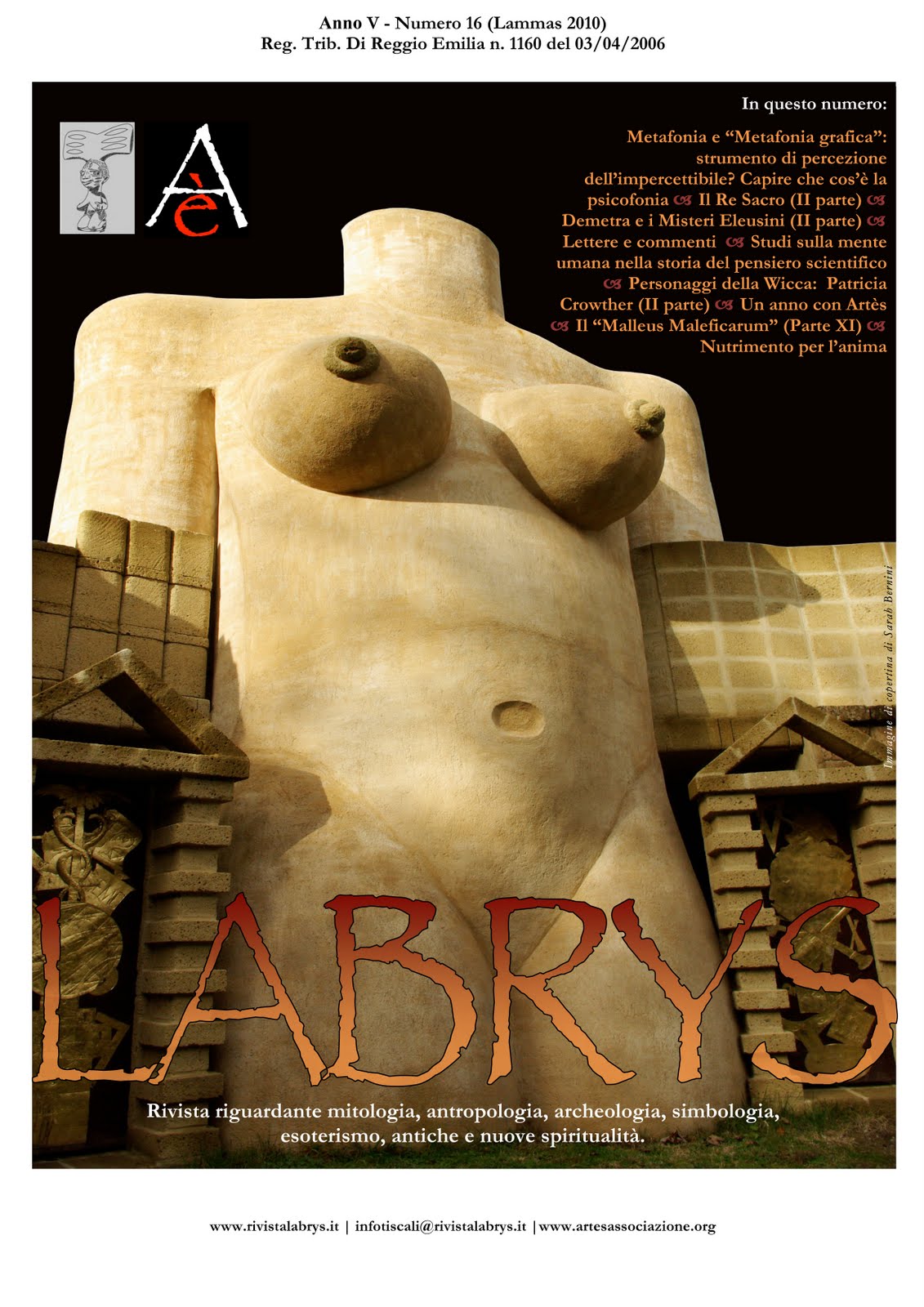 Copertina rivista Labrys 16