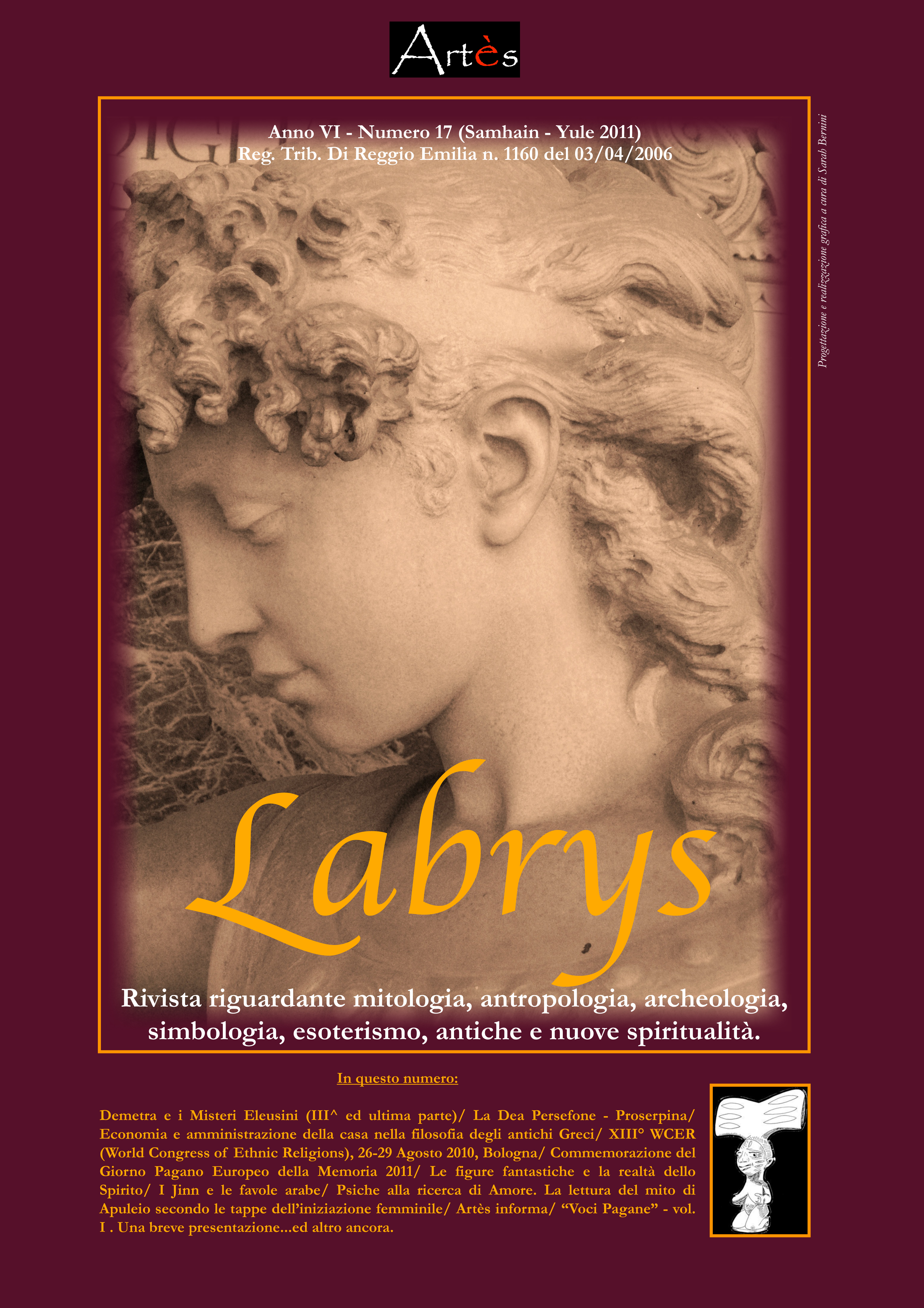 Copertina rivista Labrys 17