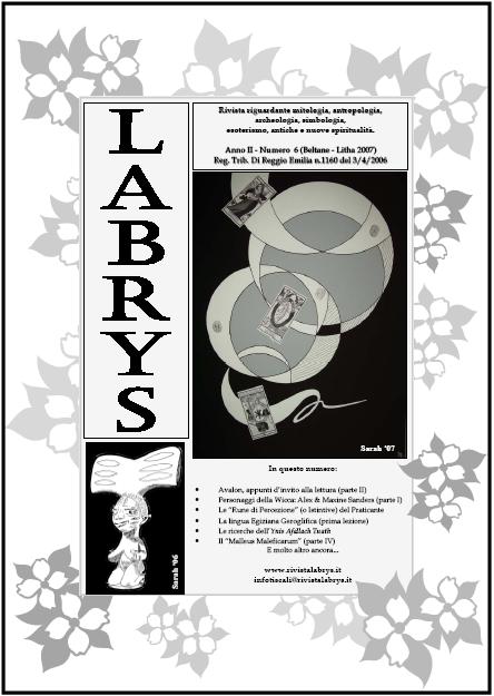 Copertina rivista Labrys 6