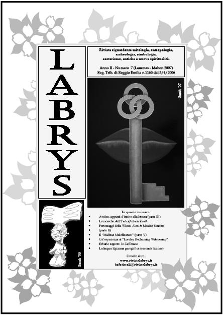 Copertina rivista Labrys 7